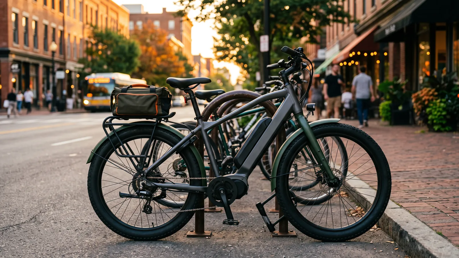 Style photo of an unbranded fat tire e-bike (not this exact model)